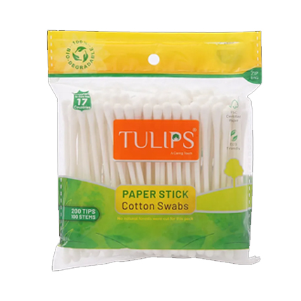 Tulips Cotton Ear Buds